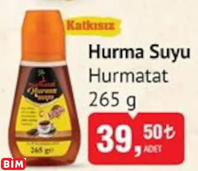 HURMATAT   HURMA SUYU